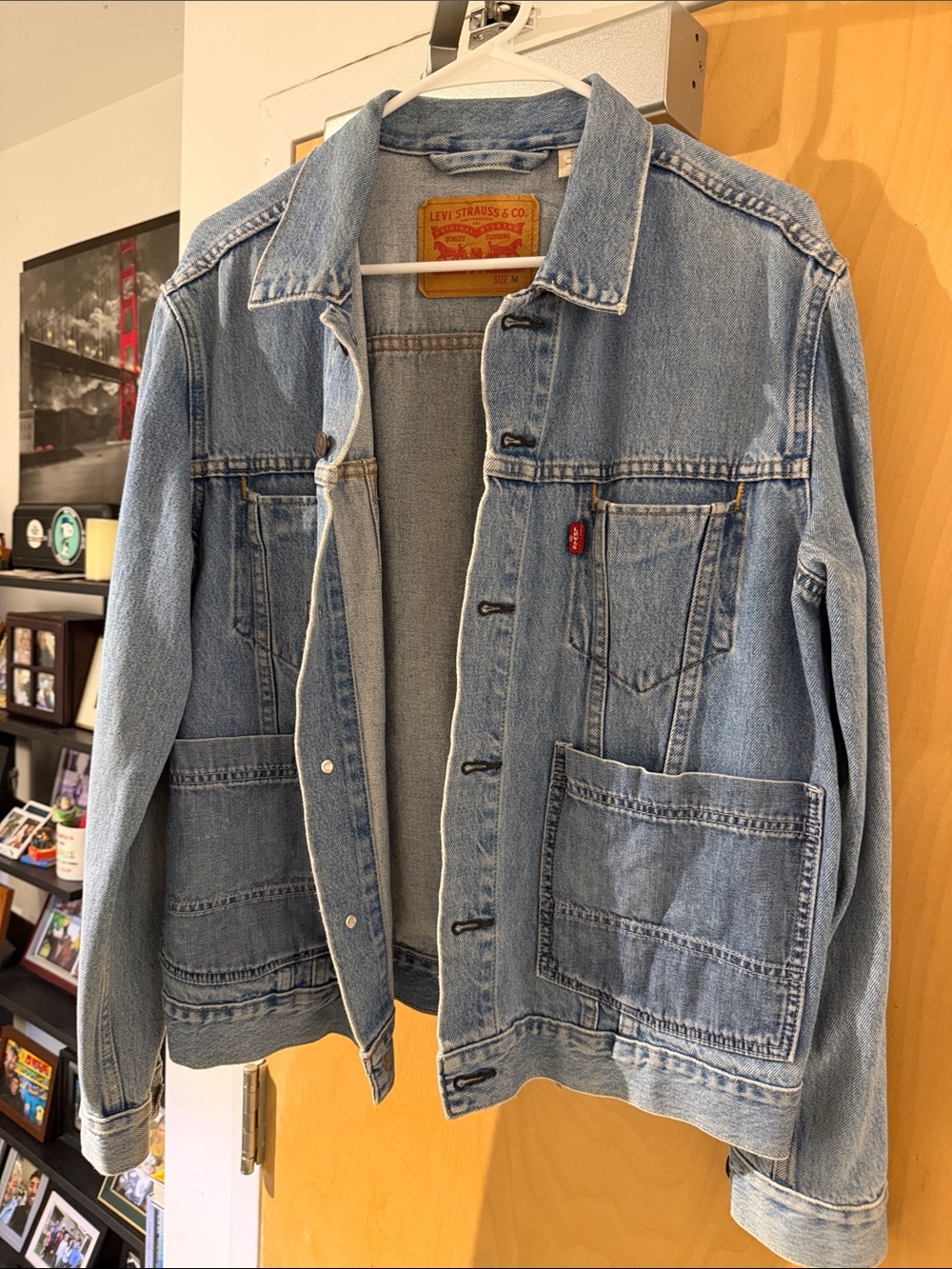 Levi's Classic Light Blue Denim Work Jacket